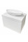 Тумба підвісна ADAMANT Astra W 70 з умивальником Andere New White