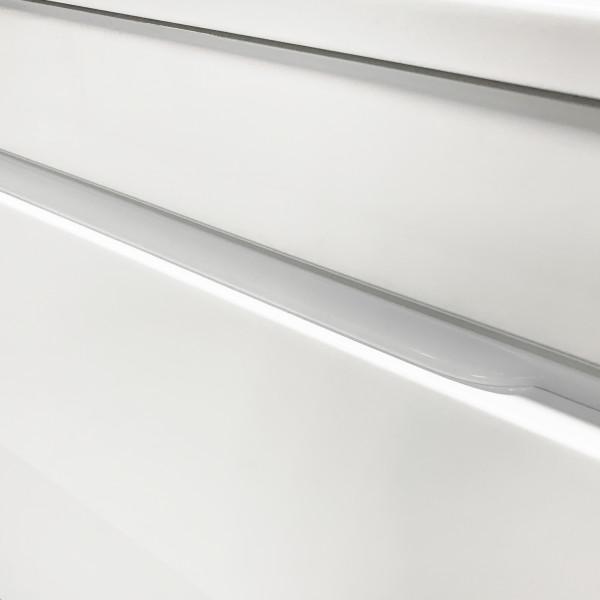 Тумба підвісна ADAMANT Astra W 70 з умивальником Andere New Black Matte/White Glossy