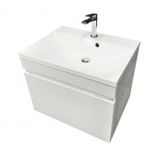 Тумба GRANT 60 підвісна, біла з умивальником EMIL White