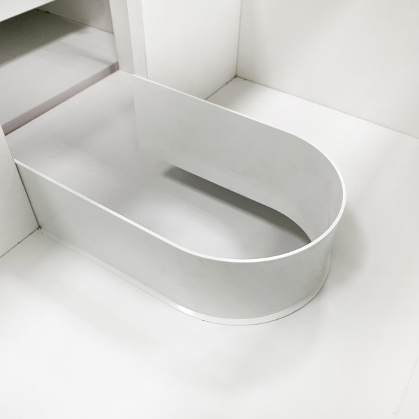 Тумба GRANT 60 підвісна, біла з умивальником EMIL White