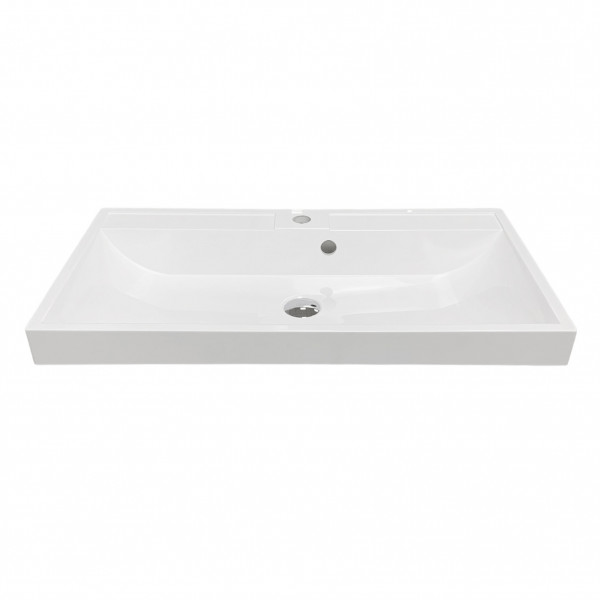 Тумба підвісна ADAMANT Streng 80 з умивальником Streng New 80 White