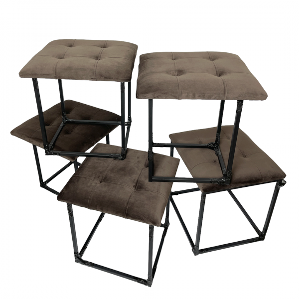 Пуф 5в1 Adamant Alikante Premium Коричневий