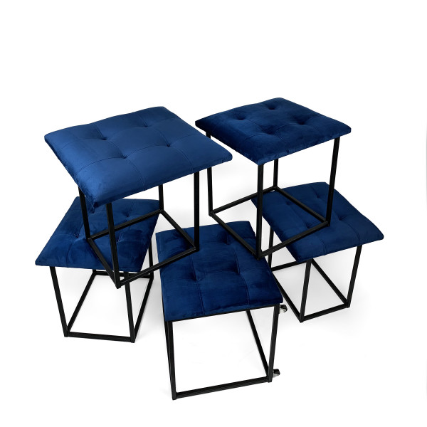 Пуф 5в1 Adamant Alikante Premium Синій