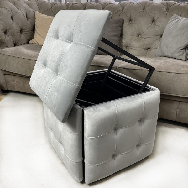 Пуф 5в1 Adamant Alikante Premium Світло-сірий