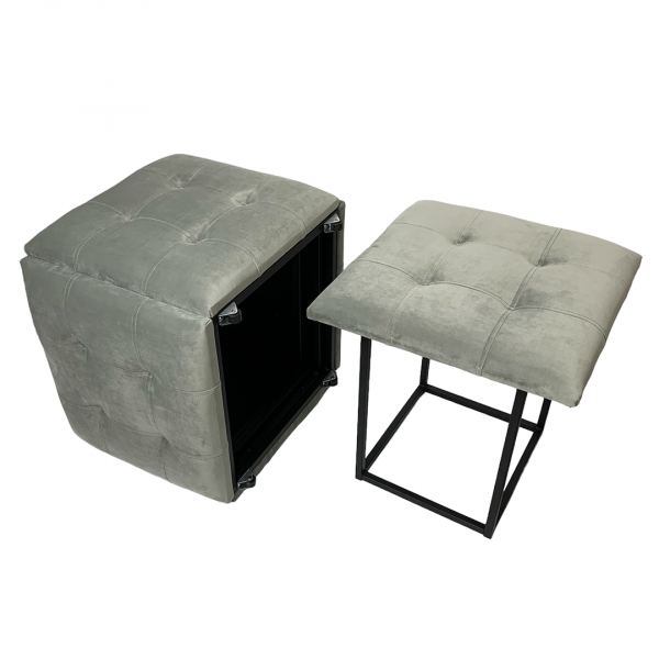 Пуф 5в1 Adamant Alikante Premium Світло-сірий