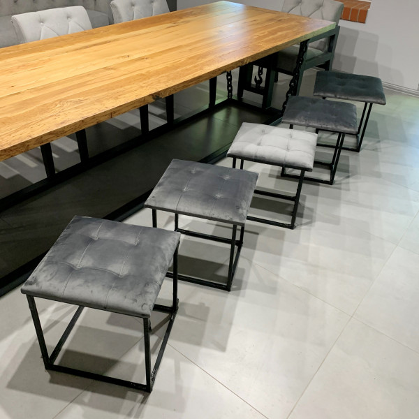 Пуф 5в1 Adamant Alikante Premium Темно-сірий