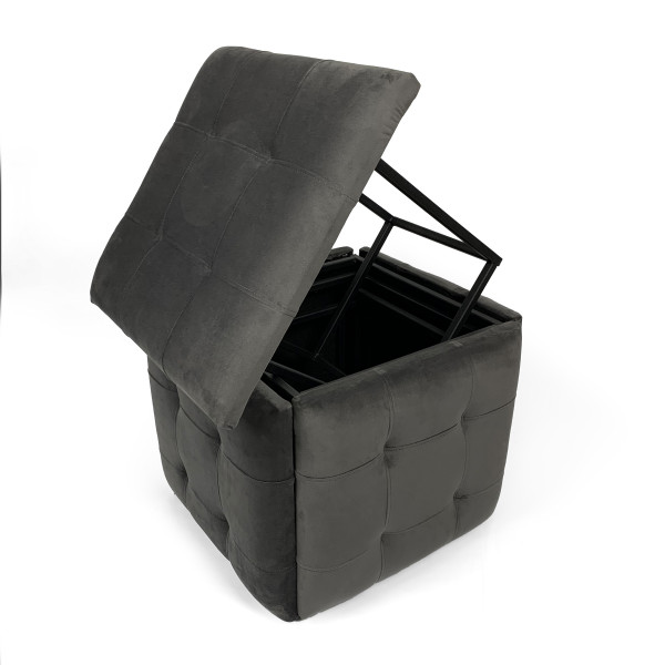 Пуф 5в1 Adamant Alikante Premium Темно-сірий