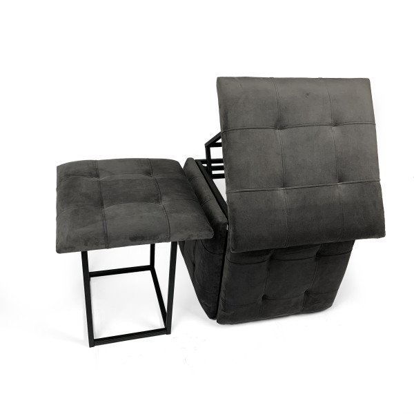 Пуф 5в1 Adamant Alikante Premium Темно-сірий