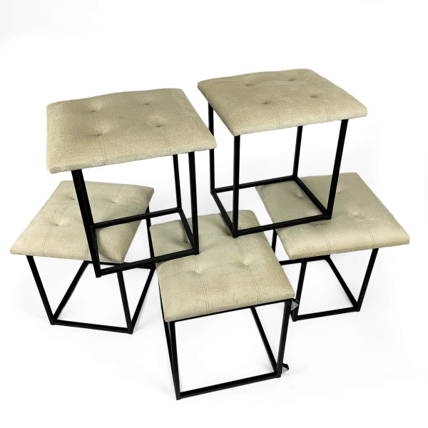 Пуф 5в1 Adamant Baesa Premium Бежевий