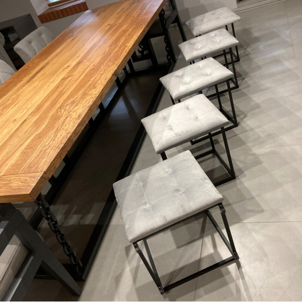 Пуф 5в1 Adamant Baesa Premium Свiтло-сірий