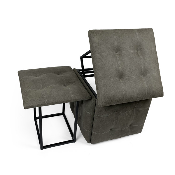 Пуф 5в1 Adamant Cartagena Suite Сірий