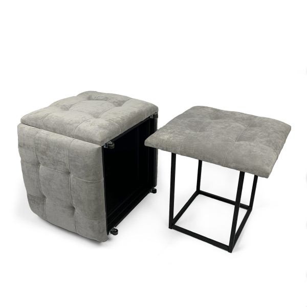 Пуф 5в1 Adamant Kadis Suite Світло-сірий