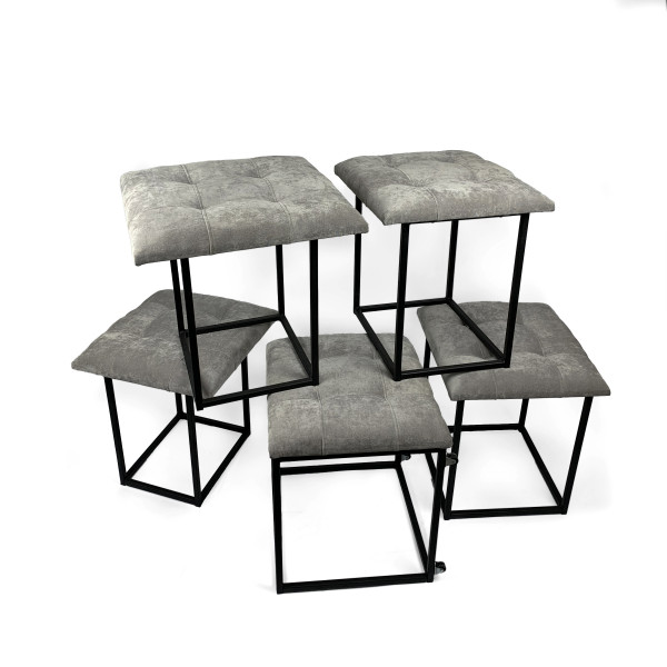 Пуф 5в1 Adamant Kadis Suite Світло-сірий