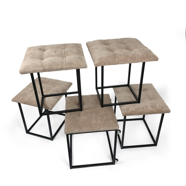 Пуф 5в1 Adamant Kadis Suite Темно-бежевий