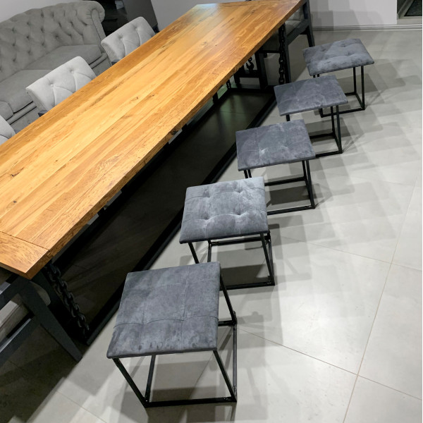 Пуф 5в1 Adamant Kadis Suite Темно-сірий