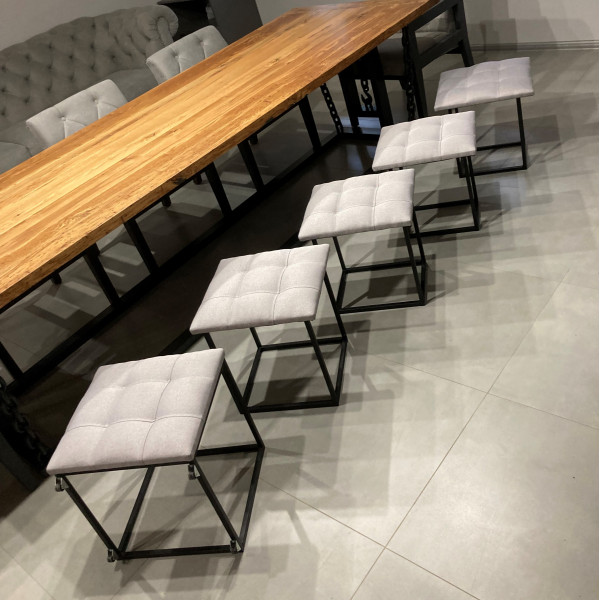 Пуф 5в1 Adamant Sargosa Standart Світло-сірий