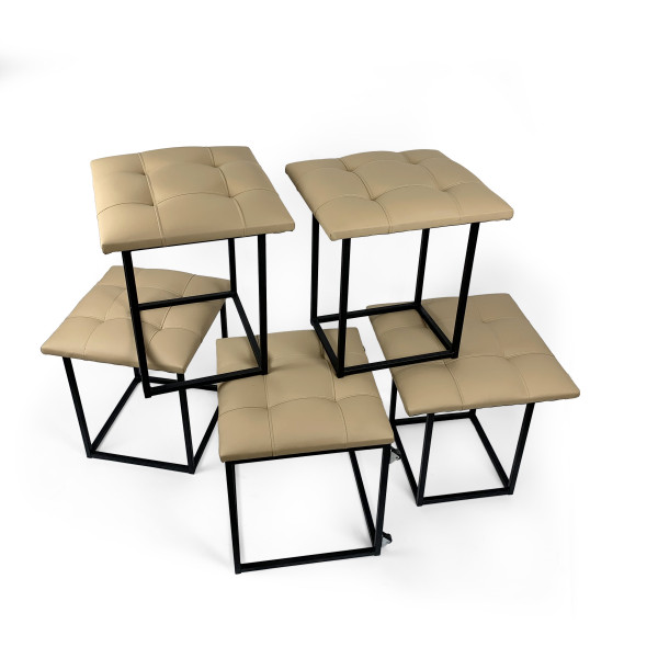 Пуф 5в1 Adamant Sego Premium Бежевий