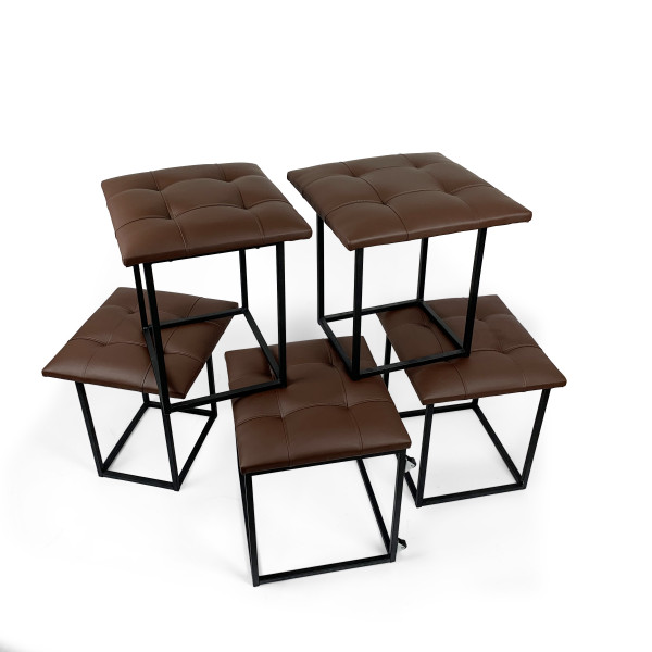 Пуф 5в1 Adamant Sego Premium Коричневий