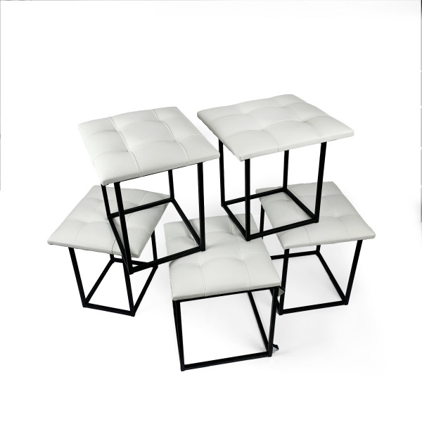 Пуф 5в1 Adamant Sego Premium Білий