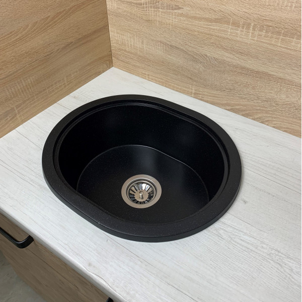 Кухонна мийка Adamant CIRCUM Чорний металік