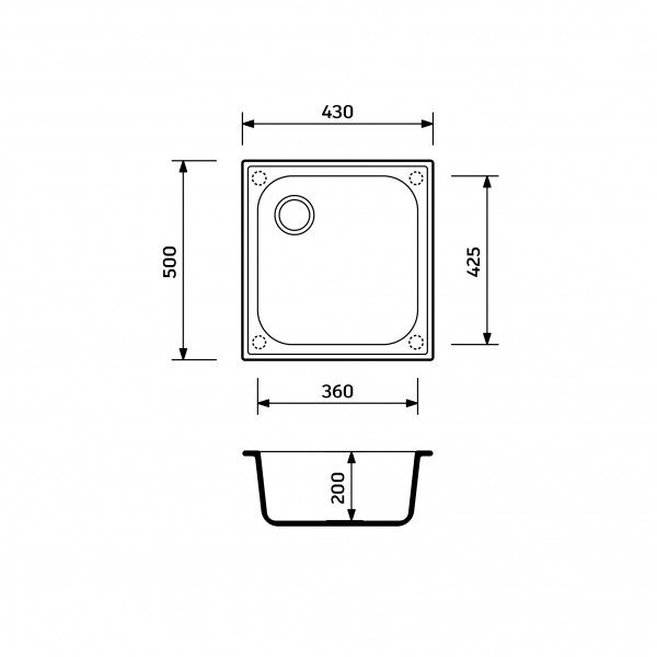 Кухонна мийка Adamant COMPACTA Ivory