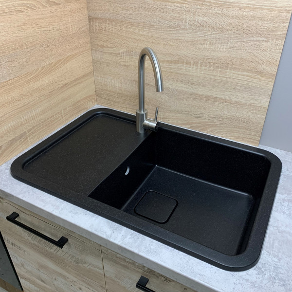 Кухонна мийка Adamant EXISTENCE  Чорний