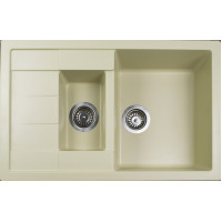 Кухонна мийка Adamant ANILA PLUS Ivory