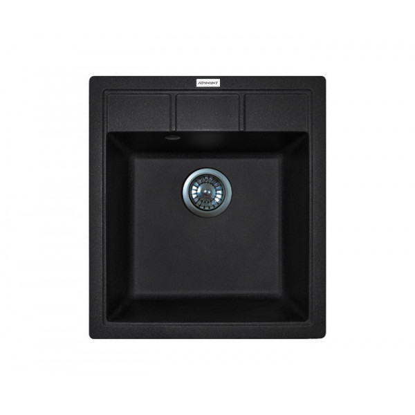 Кухонна мийка Adamant BRICK Чорний металік