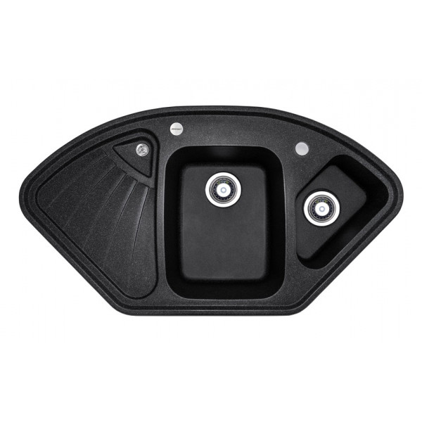 Кухонна мийка Adamant CONSENSUS Чорний металік