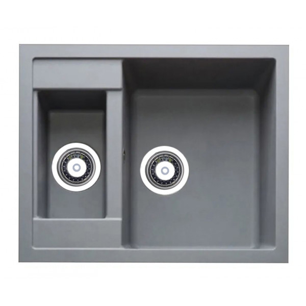 Кухонна мийка Adamant DUPLEX Сірий