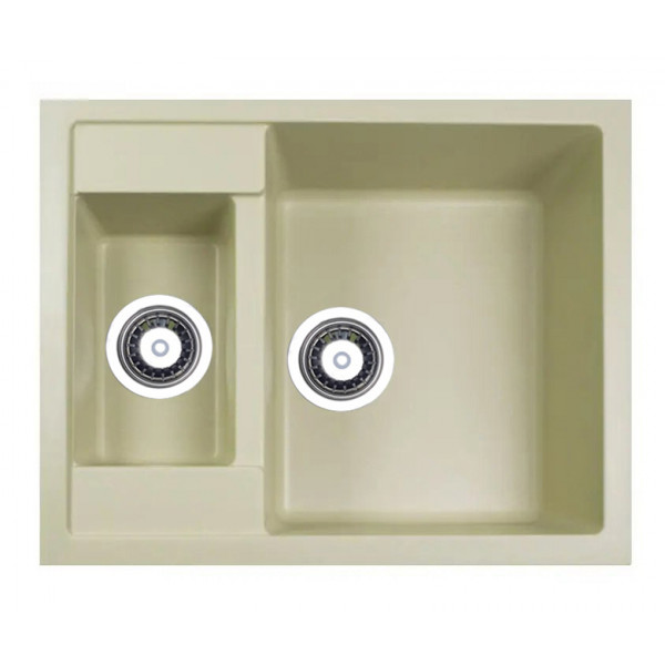 Кухонна мийка Adamant DUPLEX Ivory