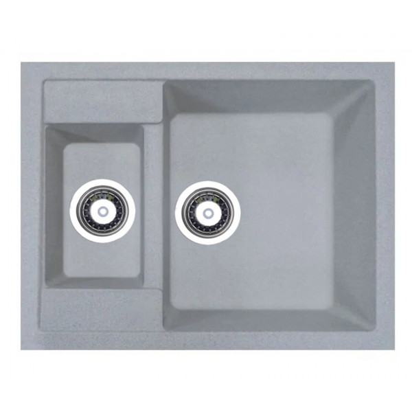 Кухонна мийка Adamant DUPLEX Світло-сірий