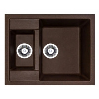 Кухонна мийка Adamant DUPLEX Mokko