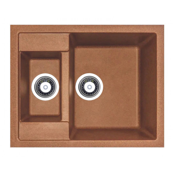 Кухонна мийка Adamant DUPLEX Terra-cotta