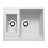 Кухонна мийка Adamant DUPLEX Білий