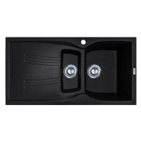Кухонна мийка Adamant NEW LINE PLUS Чорний металік