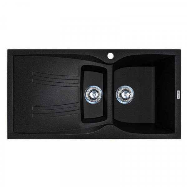 Кухонна мийка Adamant NEW LINE PLUS Чорний металік