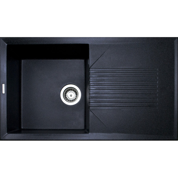 Кухонна мийка Adamant NOVAK Чорний металік