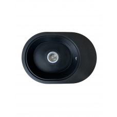 Кухонна мийка Adamant OVALE Чорний металік