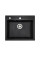 Кухонна мийка Adamant PRIZMA Чорний металік