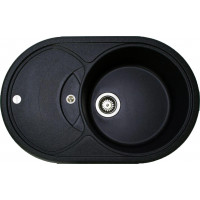 Кухонна мийка Adamant SHELL Чорний металік