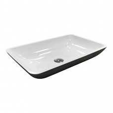 Умивальник Adamant Lower Black\White glossy