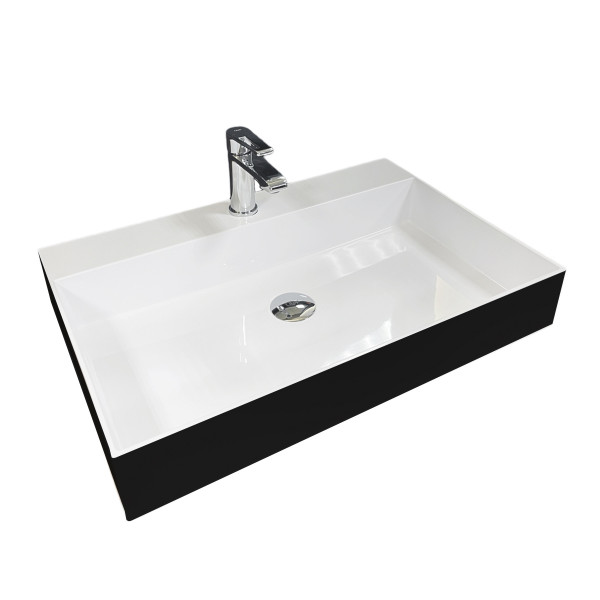 Умивальник Adamant SLENDER Black/White