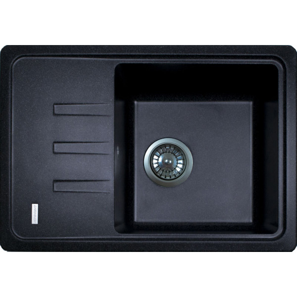 Кухонна мийка Adamant SLIM Чорний металік