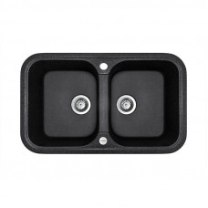 Кухонна мийка Adamant TWINS Чорний