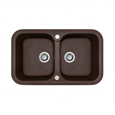 Кухонна мийка Adamant TWINS Коричневий