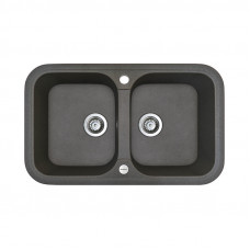 Кухонна мийка Adamant TWINS Графіт