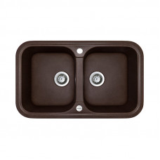 Кухонна мийка Adamant TWINS Mokko