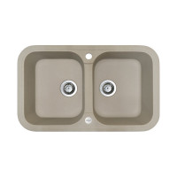 Кухонна мийка Adamant TWINS Сахара