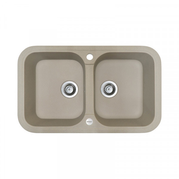 Кухонна мийка Adamant TWINS Сахара